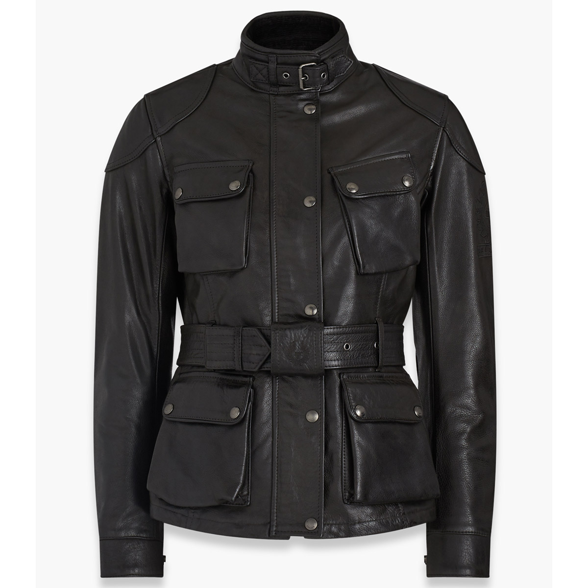 Belstaff Trialmaster Pro Hand Waxed Leather Jacket - Antique Black